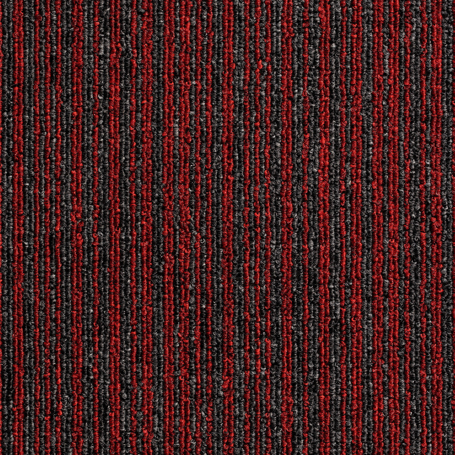 TEPPICHFLIESE - Rot/Grau, Basics, Textil (50/50cm)
