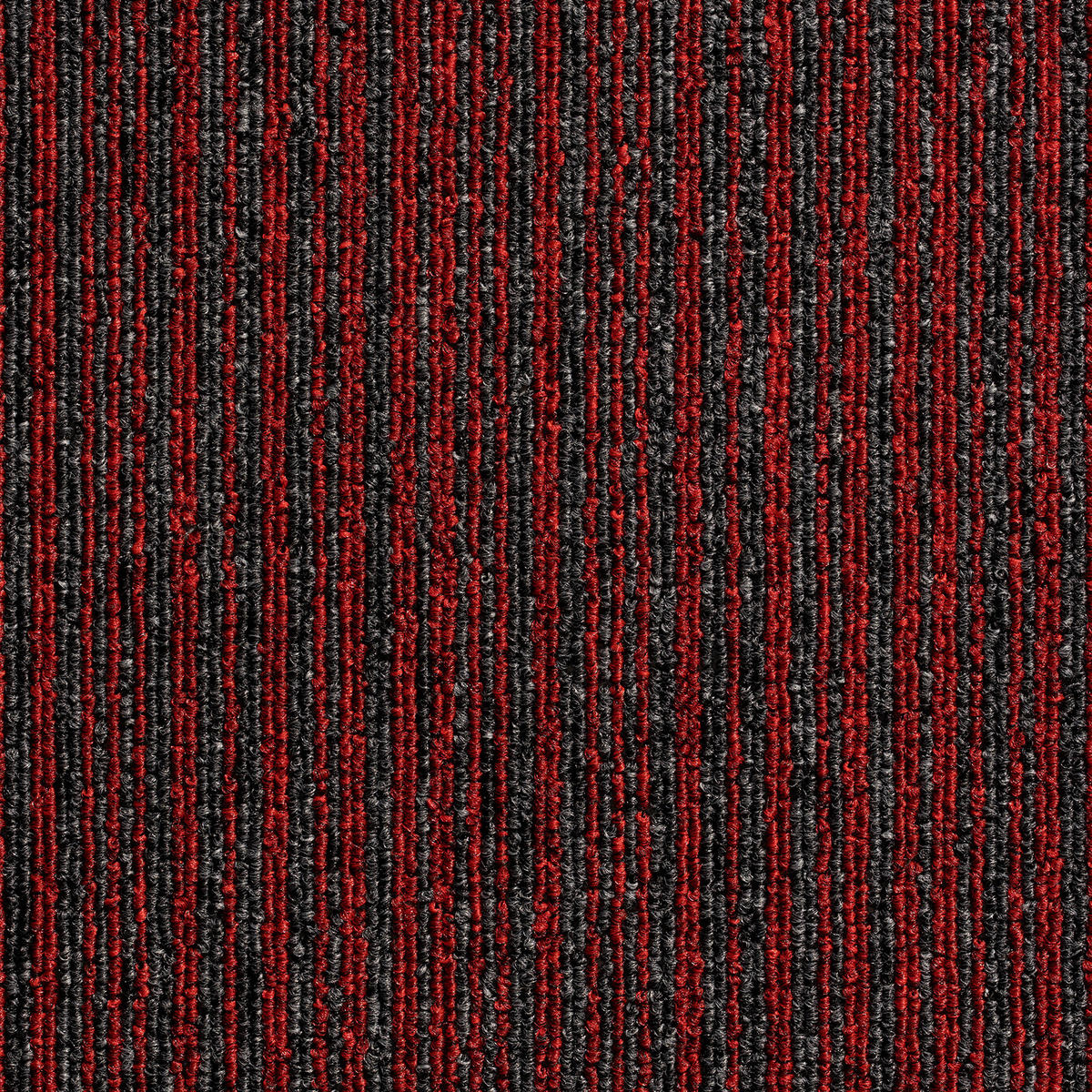 TEPPICHFLIESE - Rot/Grau, Basics, Textil (50/50cm)