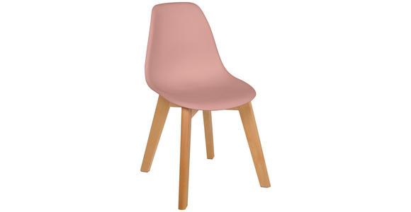 KINDERSTUHL - Buchefarben/Rosa, Trend, Holz/Kunststoff (31/57/38cm) - My Baby Lou