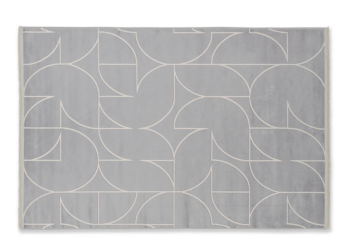 WEBTEPPICH 80/150 cm Magic Silberfarben  - Silberfarben, Basics, Textil (80/150cm) - Schöner Wohnen
