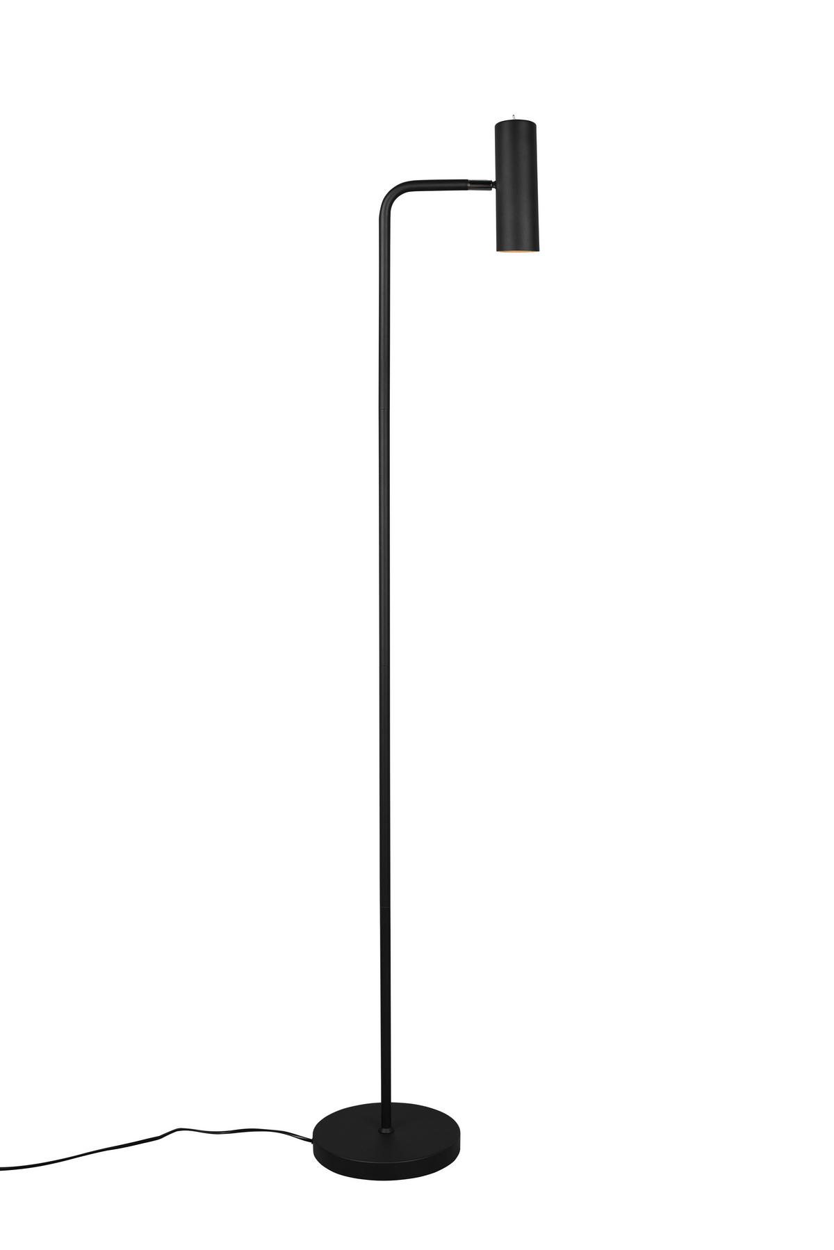 STEHLEUCHTE    - Schwarz, Basics, Metall (151/23/39cm) - Trio Leuchten