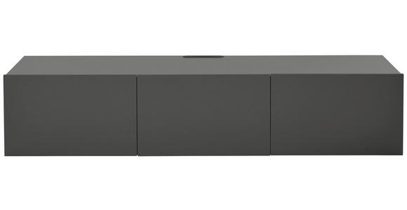LOWBOARD  180/36,7/42 cm  hängend  - Anthrazit, Design, Holzwerkstoff (180/36,7/42cm) - Hom`in