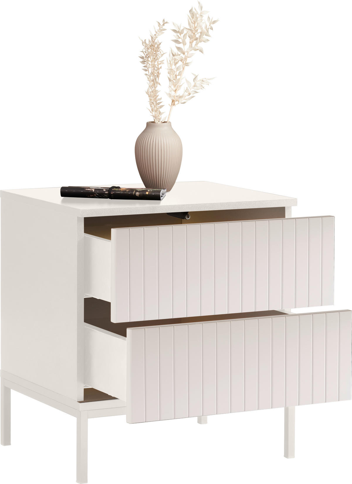 NACHTSCHRANK 51,6/56/38 cm  - Kaschmir, KONVENTIONELL, Holzwerkstoff (51,6/56/38cm) - Voleo