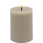 LED-KERZE 7,5/10 cm  - Sandfarben, LIFESTYLE, Kunststoff/Paraffin (7,5/10cm) - Ambia Home