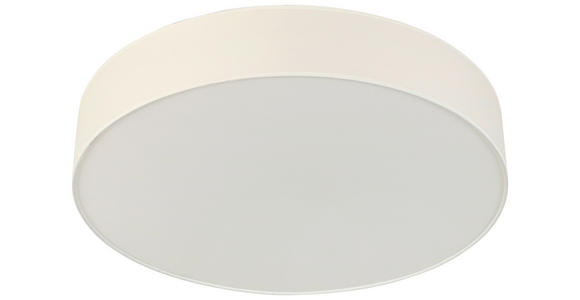 LED-DECKENLEUCHTE - Beige/Weiß, Trend, Kunststoff/Textil (60/11cm) - Novel