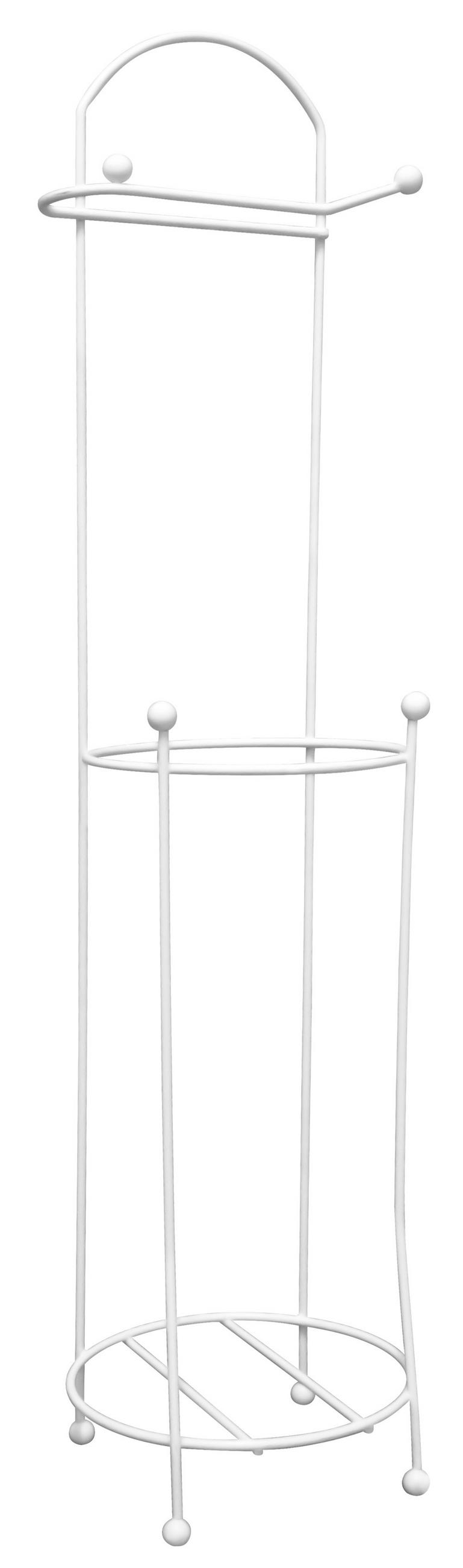 DRŽAČ TOALETNOG PAPIRA  bijela  metal   - bijela, Basics, metal (63/16/16cm) - Homeware