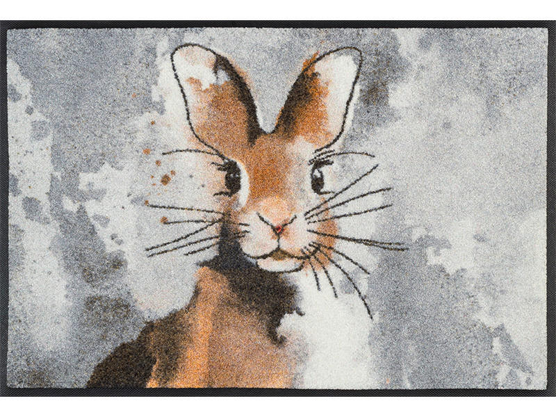DVEŘNÍ ROHOŽKA, 50/75 cm - šedá/béžová, Konvenční, textil/plast (50/75cm) - Esposa