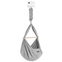 VISEČA MREŽA ZA DOJENČKE     137/30/165 cm     siva  - siva, Basics, tekstil (137/30/165cm) - SCHMUSEWOLKE