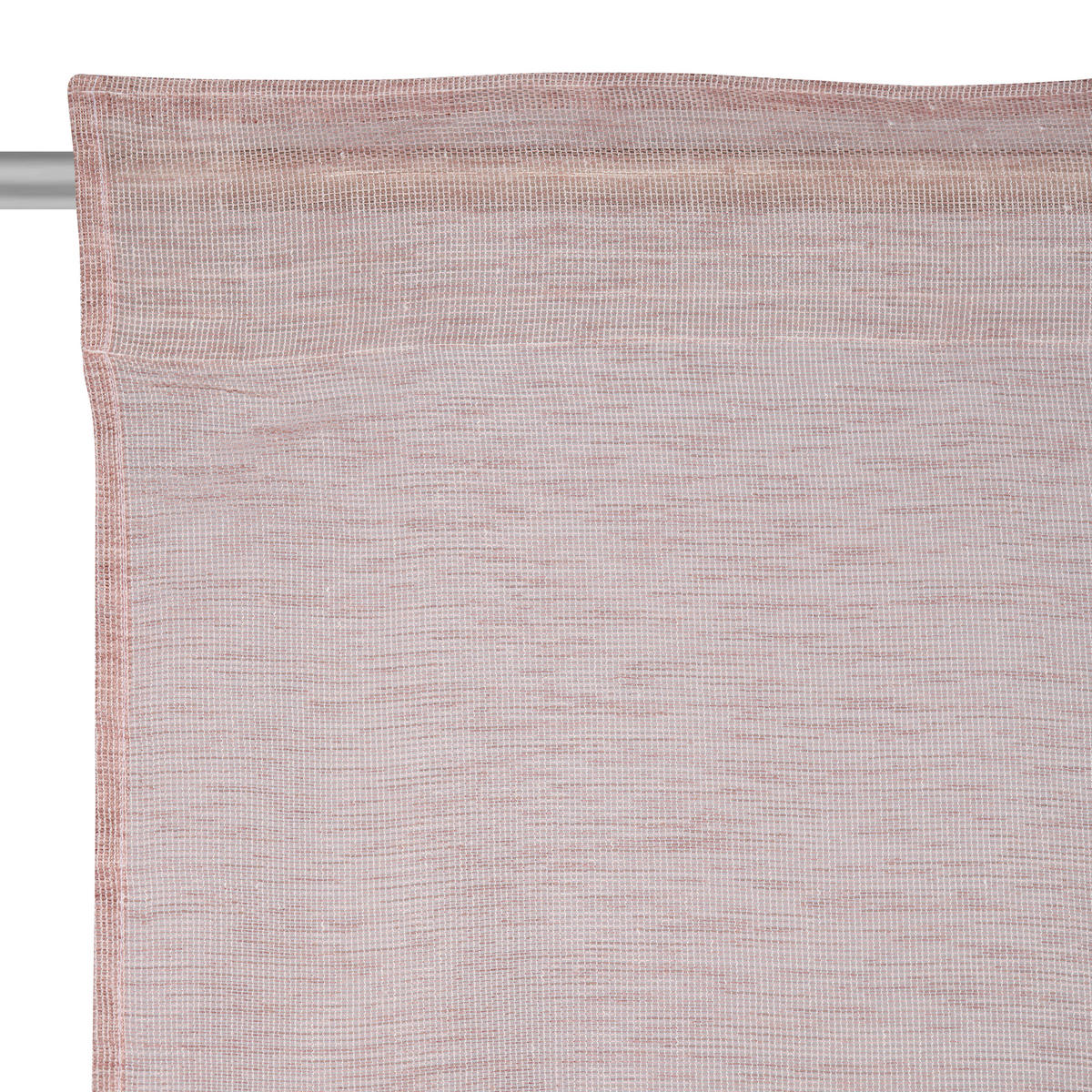 FERTIGVORHANG  transparent   140/245 cm  - Rosa, Basics, Textil (140/245cm) - Esposa
