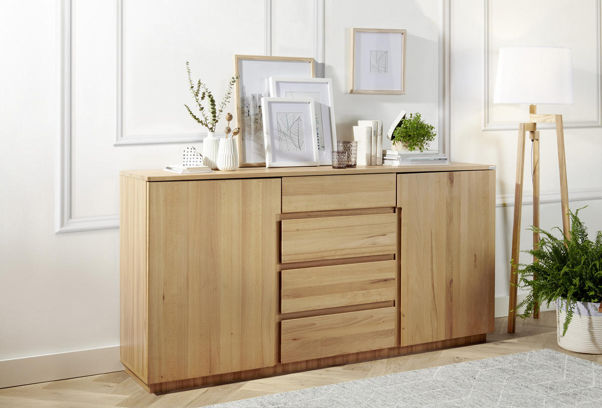 SIDEBOARD  in 180/89,2/41 cm  - Buchefarben, Trend, Holz/Holzwerkstoff (180/89,2/41cm) - Linea Natura
