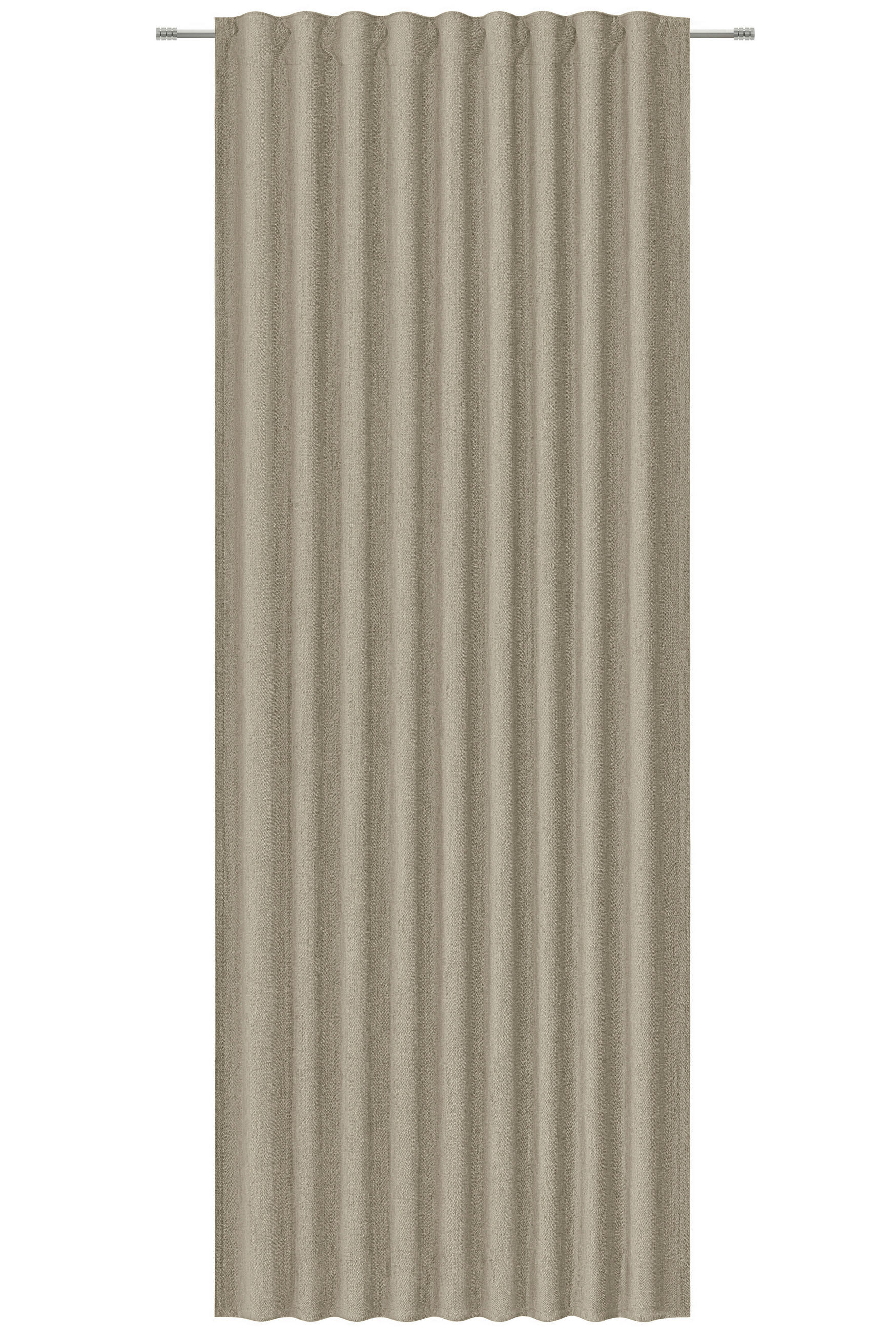 GARDINLÄNGD ej transparent taupe /140/260 cm
