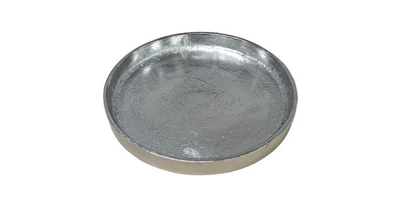 KERZENTELLER - Nickelfarben, Trend, Metall (20cm) - Ambia Home