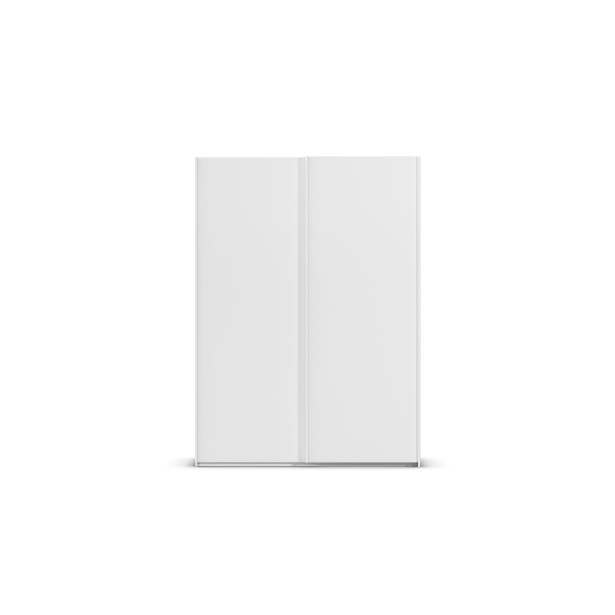 SCHWEBETÜRENSCHRANK 162/223/69 cm,  in Weiß, 2 Tür(en)  - Weiß, Basics, Holzwerkstoff/Metall (162/223/69cm) - Rauch Möbel