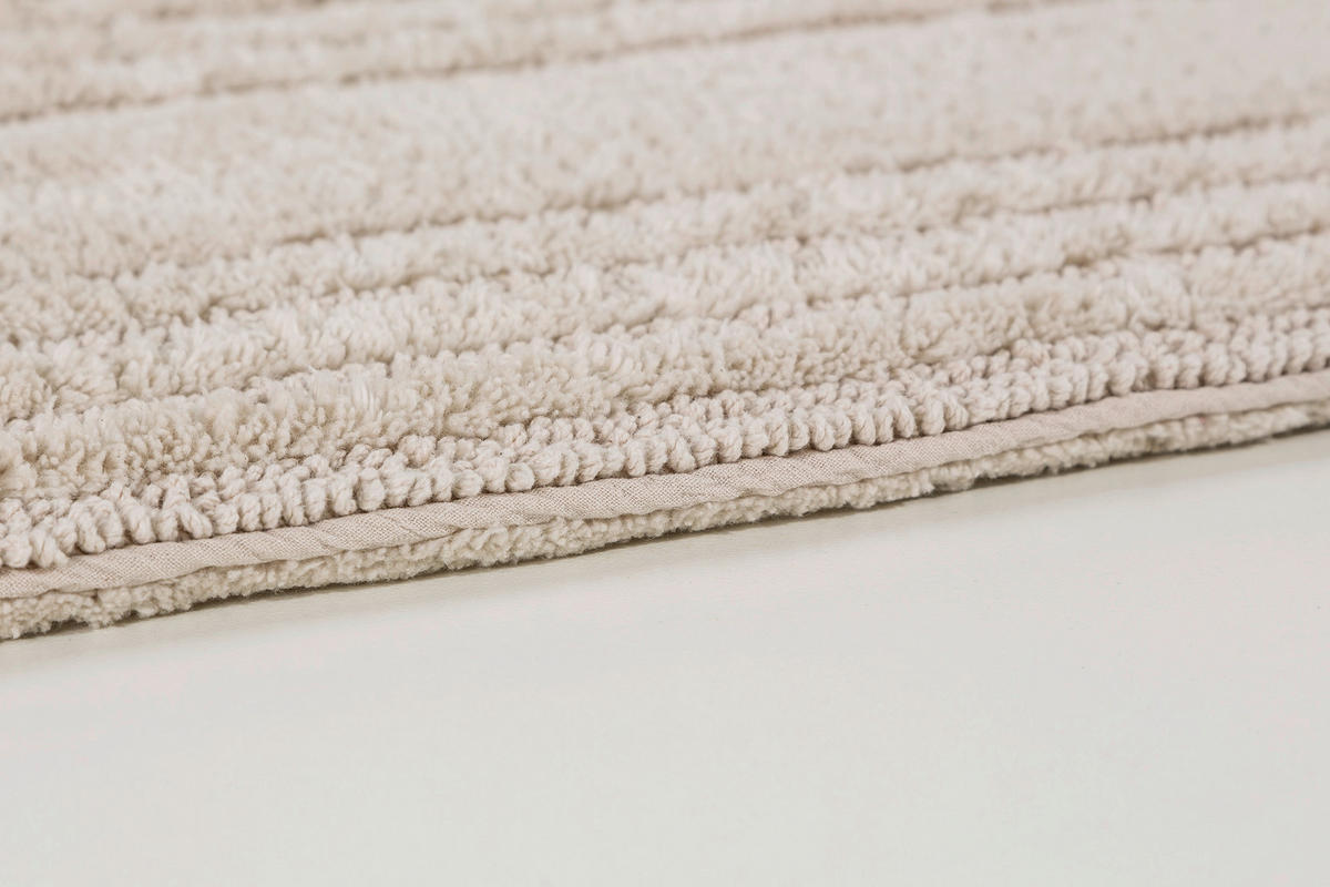 BADTEPPICH Beige 60/90 cm  - Beige, Basics, Textil (60/90cm) - Schöner Wohnen