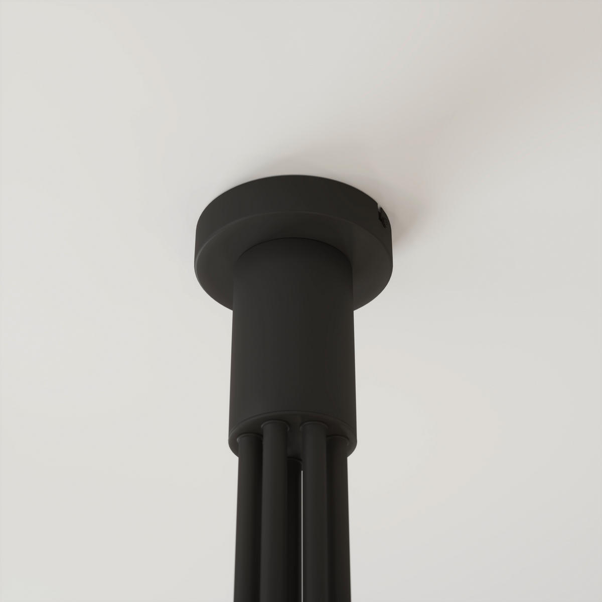 Plafonieră  65/40 cm    - gri închis, Design, sticlă/metal (65/40cm) - Novel