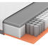 Partnermatratze Gelschaum Primus 270 TFK 160/200 cm - Dunkelgrau/Weiß, Basics, Textil (160/200cm) - Schlaraffia Partnermatratze Gelschaum Primus 270 TFK 160/200 cm - Dunkelgrau/Weiß, Basics, Textil (160/200cm) - Schlaraffia