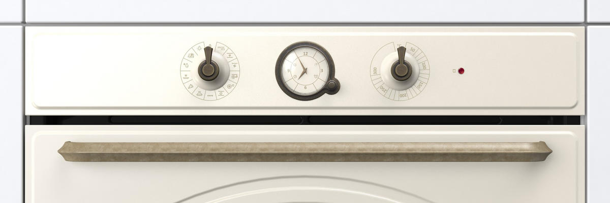 EINBAUBACKOFEN 740235  - Creme, Trend, Glas/Metall (59,5/59,5/56,4cm) - Gorenje
