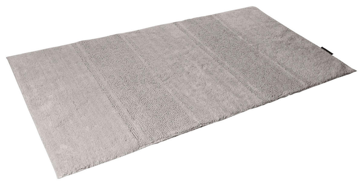 BADTEPPICH Grau, Hellgrau 70/120 cm  - Hellgrau/Grau, Basics, Textil (70/120cm) - Joop!
