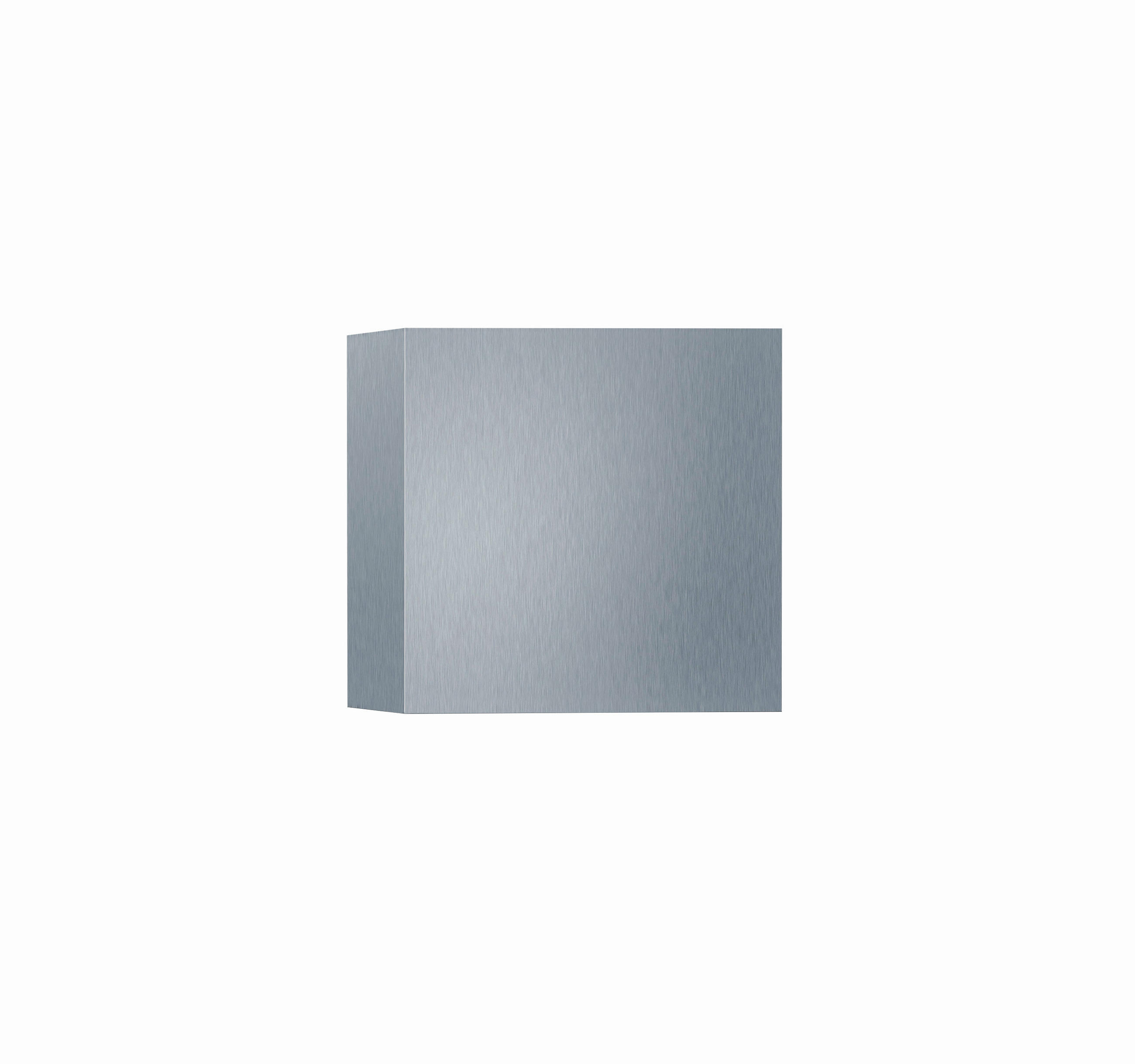 AUßENWANDLEUCHTE - Nickelfarben, Design, Metall (10/10/10cm) - Helestra