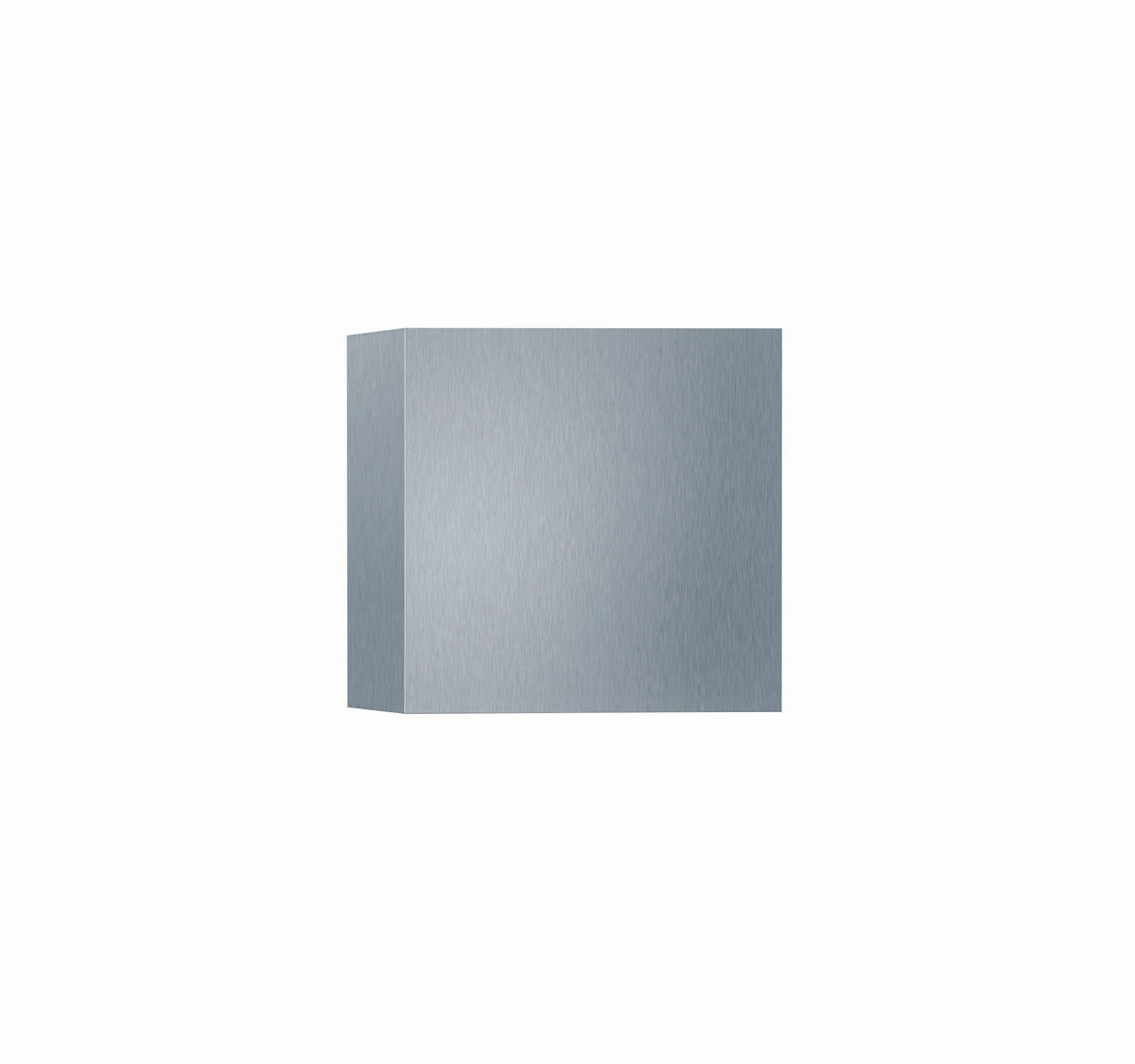AUßENWANDLEUCHTE   - Nickelfarben, Design, Metall (10/10/10cm) - Helestra