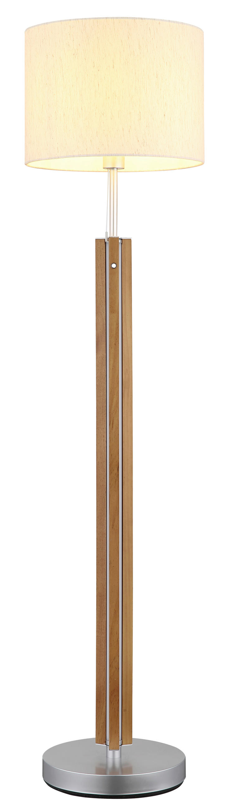 LED-STEHLEUCHTE 35/145 cm    - Dunkelbraun/Opal, Natur, Holz/Kunststoff (35/145cm)