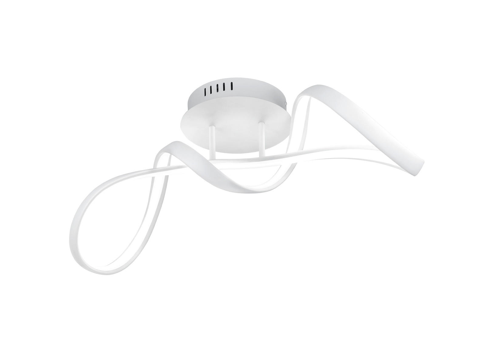 LED-DECKENLEUCHTE Perugia  - Weiß, Design, Metall (60/22/18cm)