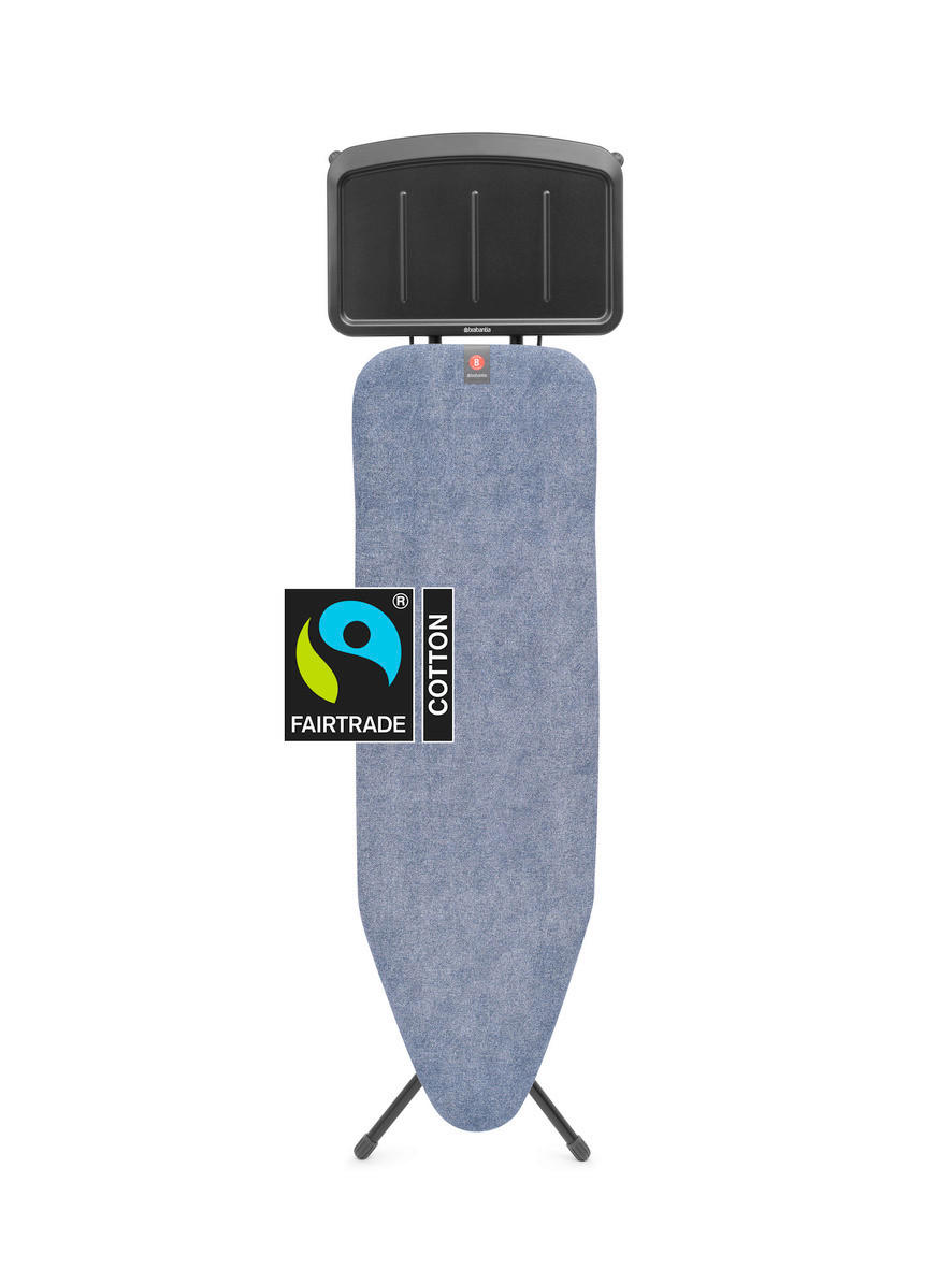 BÜGELBRETT - Blau, Basics, Textil (46/163/7cm) - Brabantia