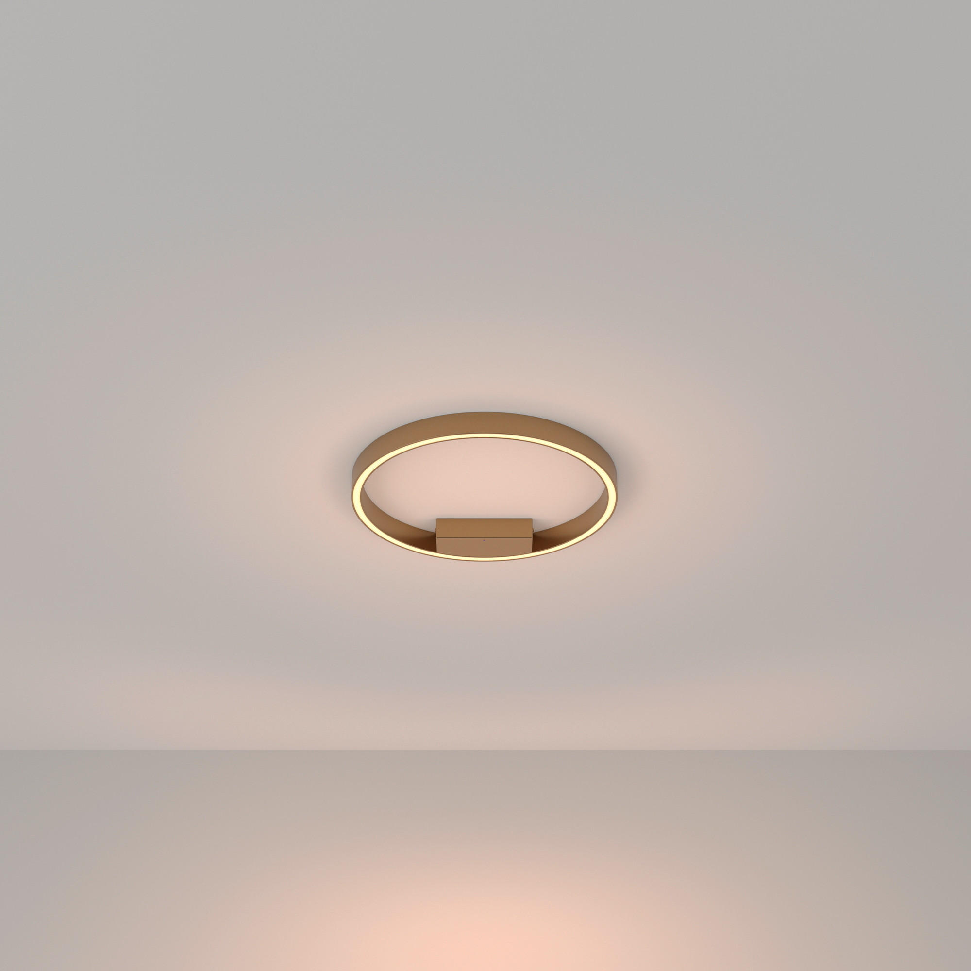 DECKENLEUCHTE Modern 40/3,5 cm   - Messingfarben, Trend, Metall (40/3,5cm) - MAYTONI