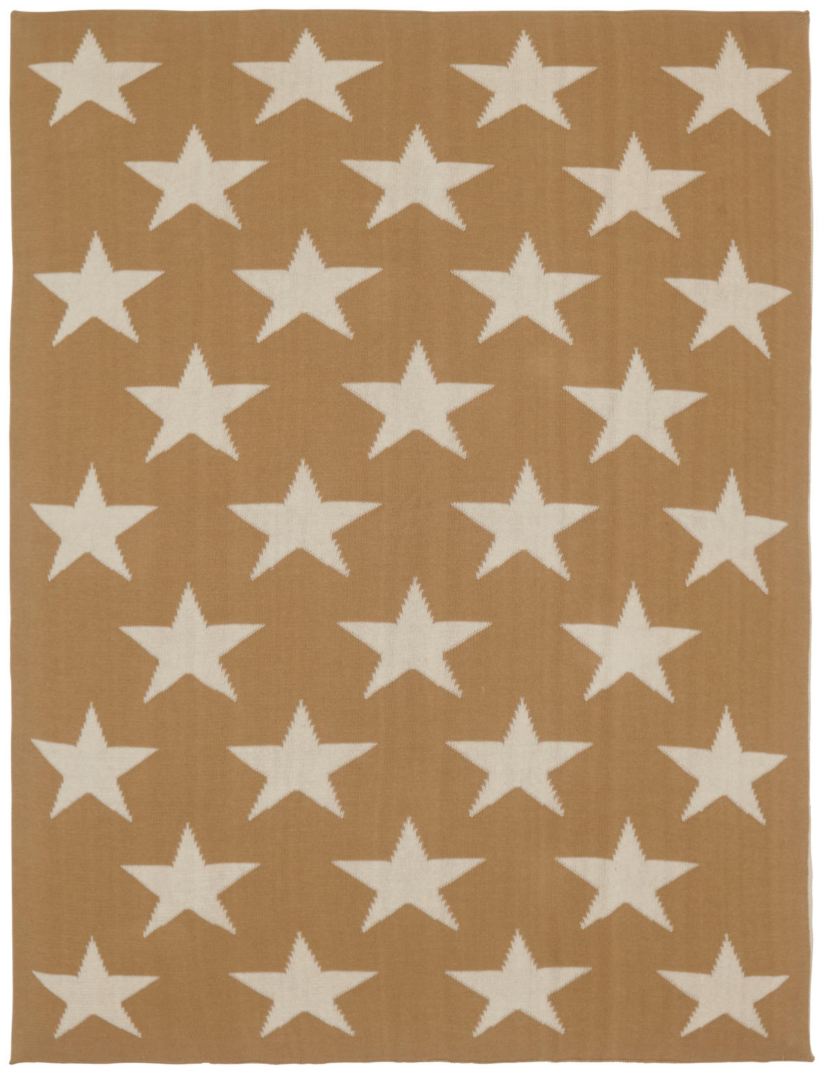 SCHMUSEDECKE  80/100 cm  - Creme/Braun, Basics, Textil (80/100cm) - Jimmylee