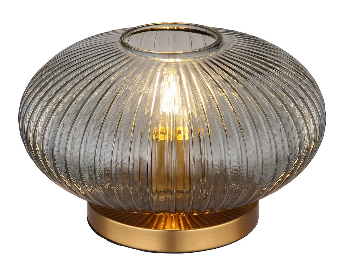 STOLNÍ LAMPA, E27, 30/30/20 cm - Design, sklo (30/30/20cm) - Globo
