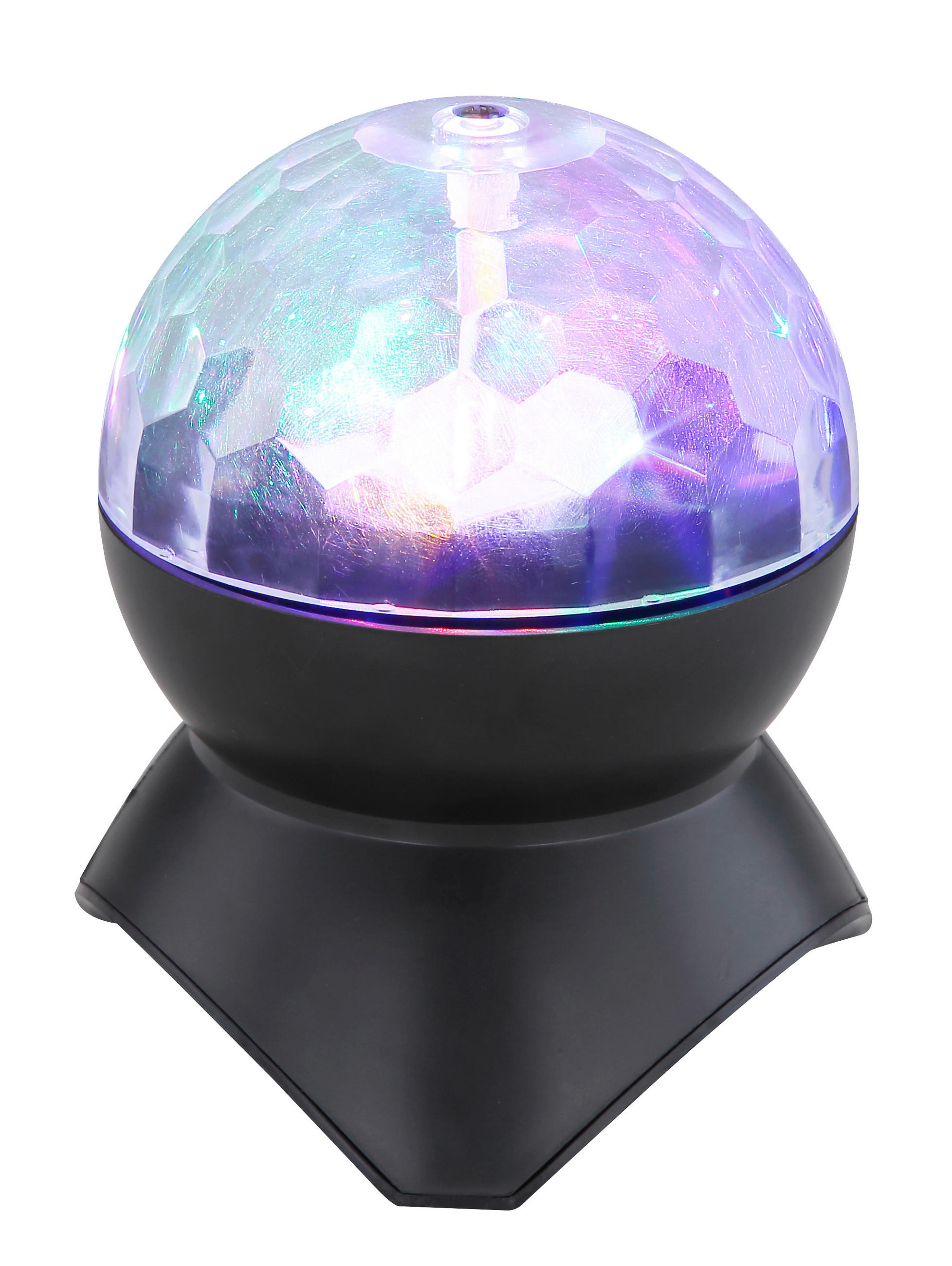 DISCOLEUCHTE - Klar/Schwarz, Basics, Kunststoff (11/12,5cm) - Globo