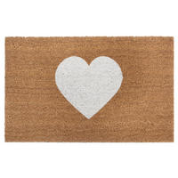 KOKOSMATTE  45/75 cm  Weiß, Hellbraun  - Hellbraun/Weiß, Basics, Naturmaterialien/Kunststoff (45/75cm)