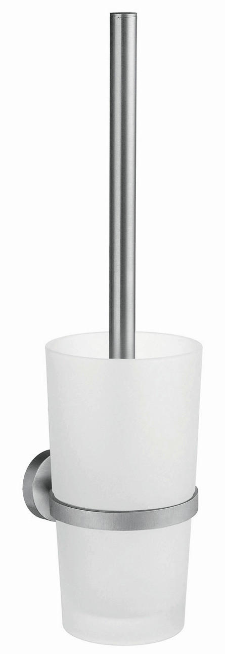 WC-BÜRSTENGARNITUR in Metall  Kunststoff   - Basics, Glas/Kunststoff (38cm)