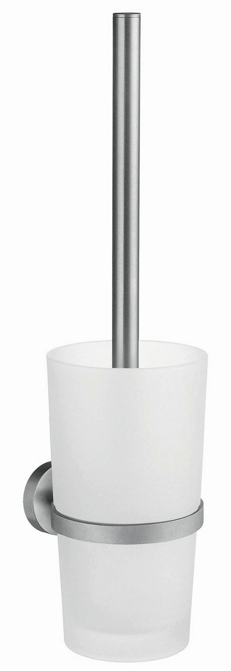 WC-BÜRSTENGARNITUR in Metall  Kunststoff   - Basics, Glas/Kunststoff (38cm)