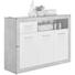 KOMMODE 117/88/37 cm - Silberfarben/Alufarben, Design, Holzwerkstoff/Kunststoff (117/88/37cm) - Carryhome KOMMODE 117/88/37 cm - Silberfarben/Alufarben, Design, Holzwerkstoff/Kunststoff (117/88/37cm) - Carryhome