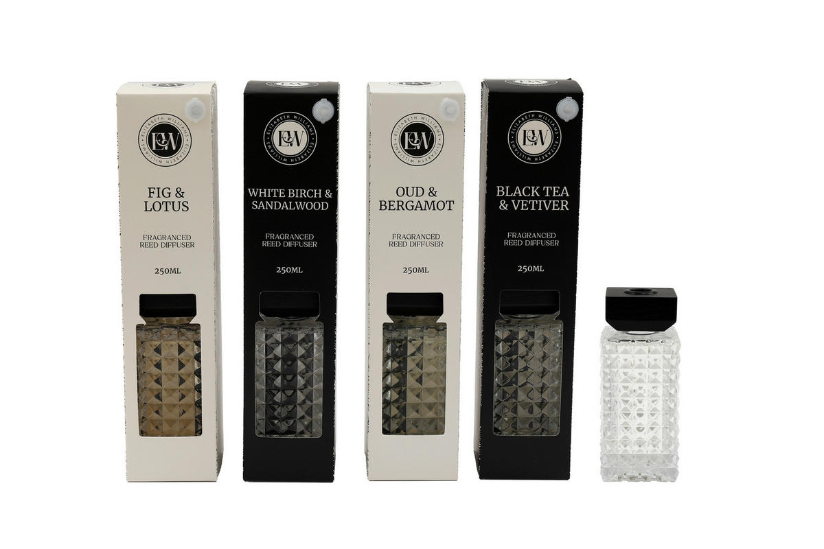 AROMAPÁLCÁK   - többszínű, Basics, Üveg/fa (6.6/28.5/6.8cm)