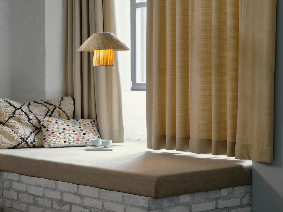 HÄNGELEUCHTE 40/120 cm  - Braun, Natur, Naturmaterialien/Metall (40/120cm) - Osram