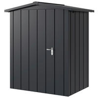 GERÄTEHAUS 189/219/133 cm  - Anthrazit, Basics, Metall (189/219/133cm)