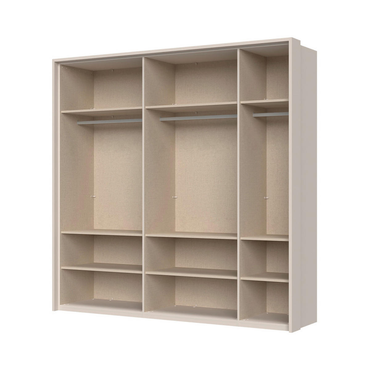 ORMAR SA KLASIČNIM VRATIMA  232/226/60 cm  - Dizajnerski, staklo/metal (232/226/60cm)