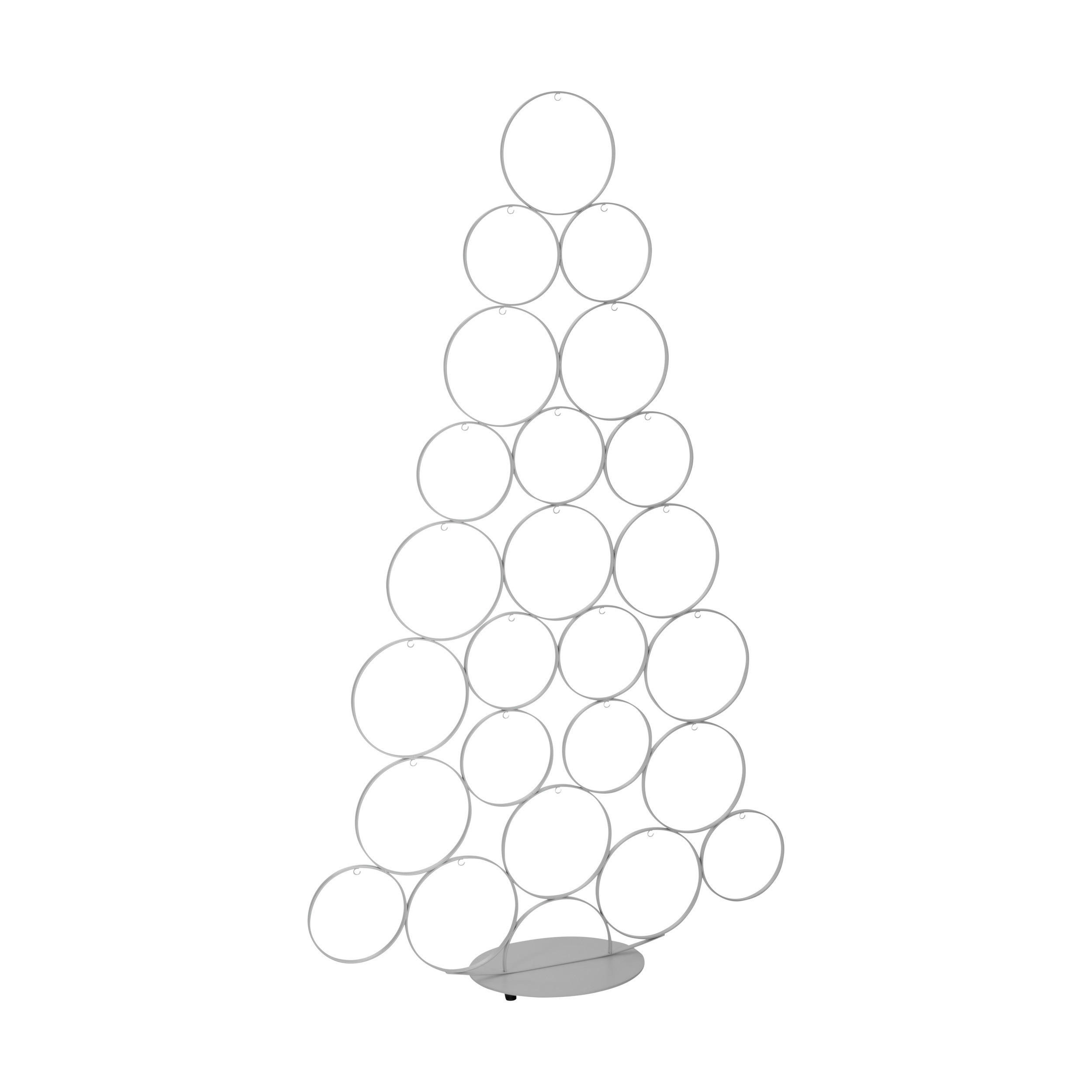 DEKOBAUM - Silberfarben, Basics, Metall (109cm) - Eglo