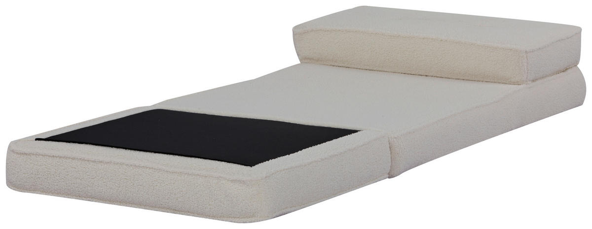 SCHLAFSESSEL in Teddystoff Weiß  - Weiß, MODERN, Textil (74/61,5/80cm) - MID.YOU