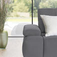 ECKSOFA in Struktur Grau  313/233 cm  - Schwarz/Grau, Design, Kunststoff/Textil (313/233cm) - Emilio Belluti