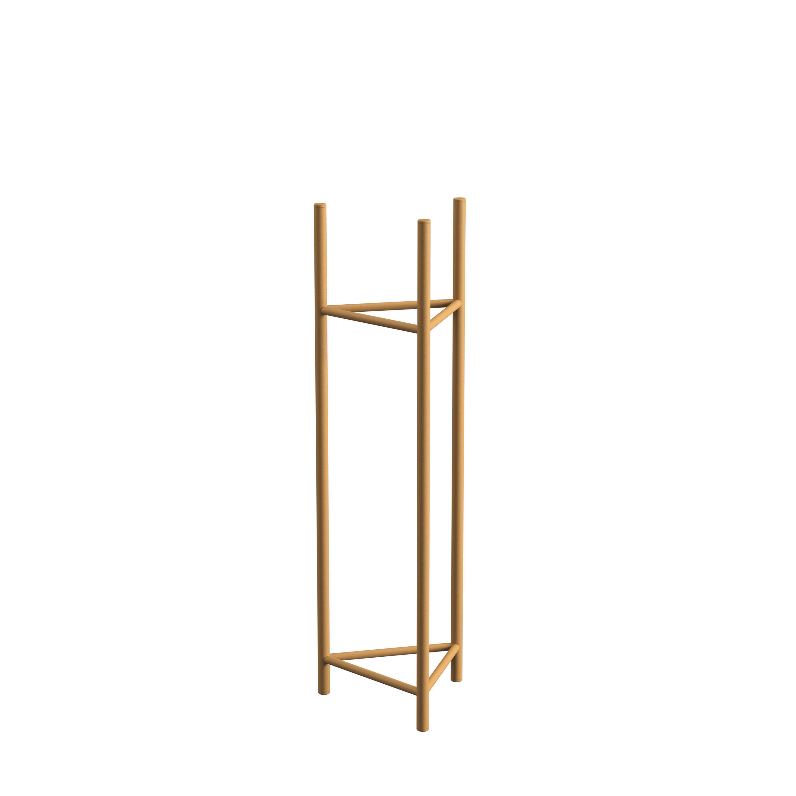 BLUMENSTÄNDER Metall  - Goldfarben, Basics, Metall (23/75/23cm)