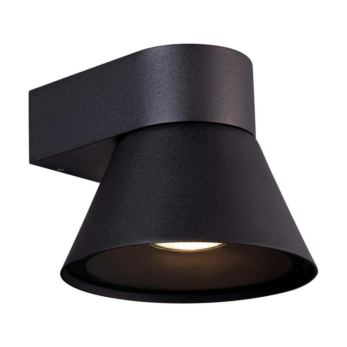 AUßENWANDLEUCHTE 17,5/22 cm   - Schwarz, Design, Metall (17,5/22cm) - Nordlux