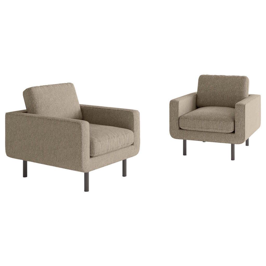 Thumbnail - Livetastic Sessel Suburban, Braun, Textil, 70x80x92 cm, Made in EU, Wohnzimmer, Sessel, Polstersessel