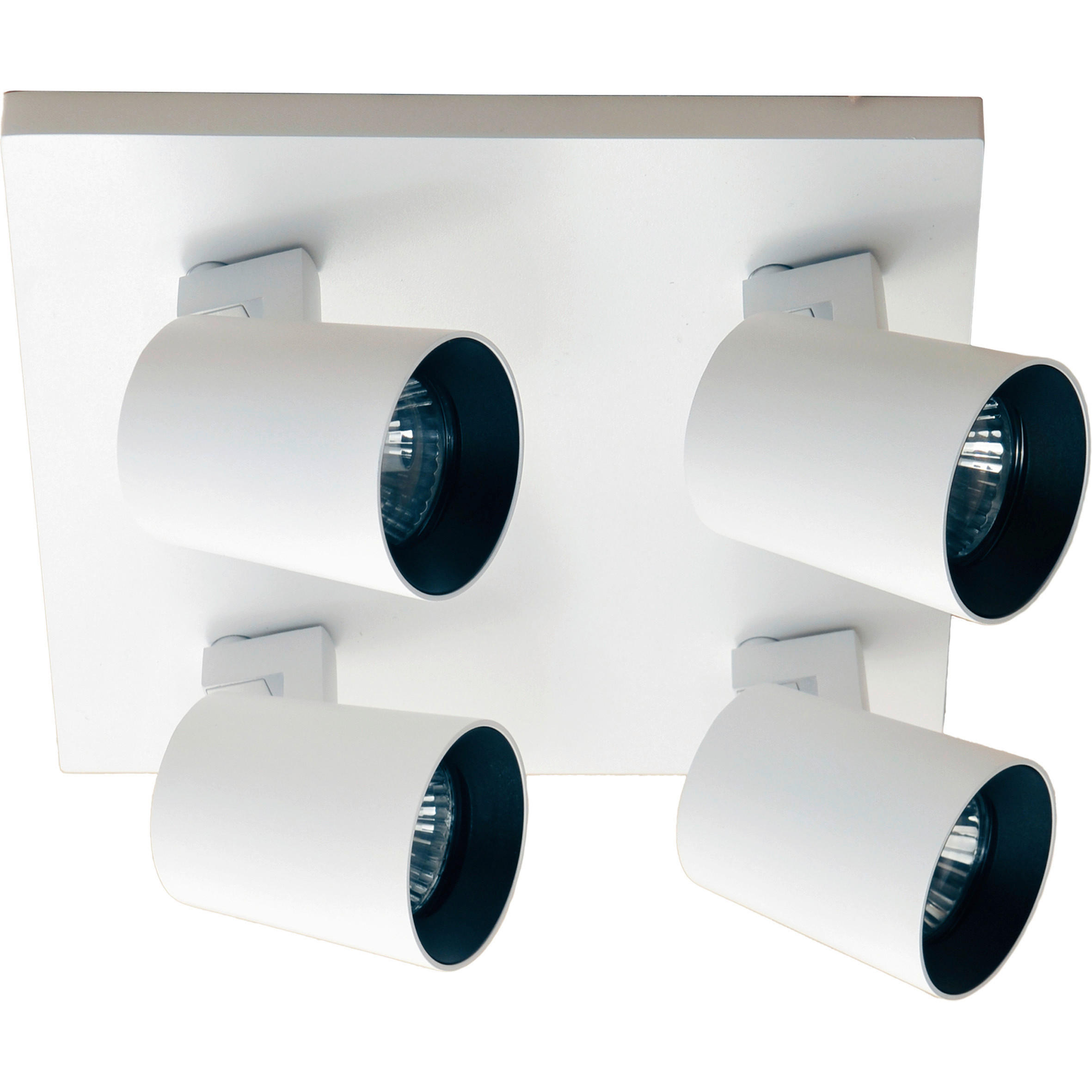 STRAHLER Modo 24/24/11 cm   - Weiß, Basics, Metall (24/24/11cm) - Fabas Luce