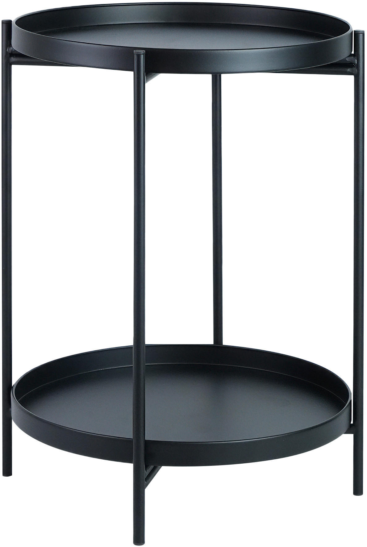 SIDOBORD i metall  - svart, Basics, metall (39,5/50cm) - Ambia Home