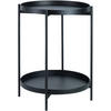 KISASZTAL fém  39,5/50 cm  - fekete, Basics, fém (39,5/50cm) - Ambia Home