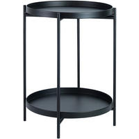 KISASZTAL fém  39,5/50 cm  - fekete, Basics, fém (39,5/50cm) - Ambia Home