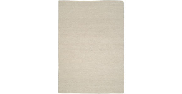 HANDWEBTEPPICH 70/140 cm Helsinki Naturfarben, Weiß  - Naturfarben/Weiß, Basics, Textil (70/140cm) - Linea Natura